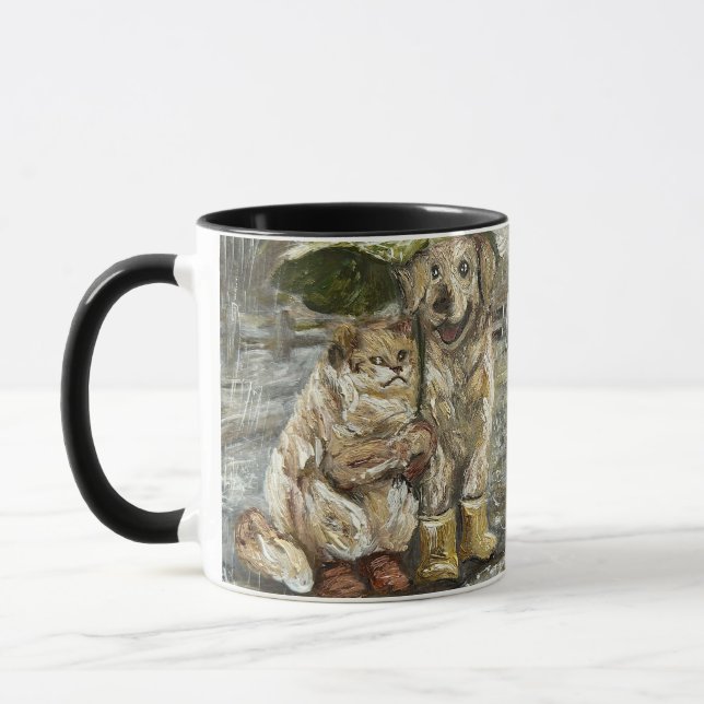 Still Together Whimsical Farmhouse Animals Rainy  Tasse (Links)