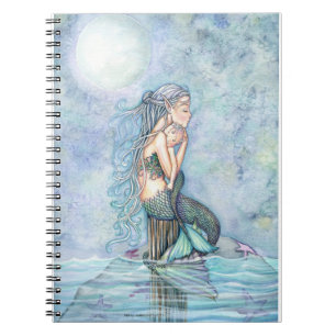 Still Waters Mermaid Mutter und Baby Baby-Party Notizblock