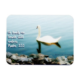 Still Waters Scripture Inspiration Foto Magnet