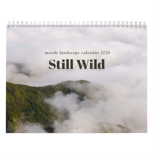 Still Wild - moody landscape calendar 2026 Kalender (Titelbild)