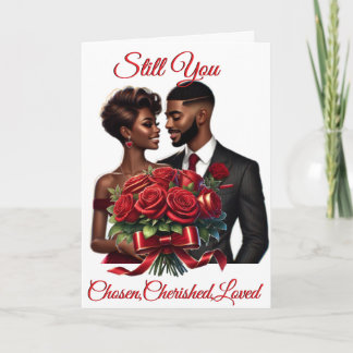 Still You Chosen, Cherished, Folded Greeting Card Karte