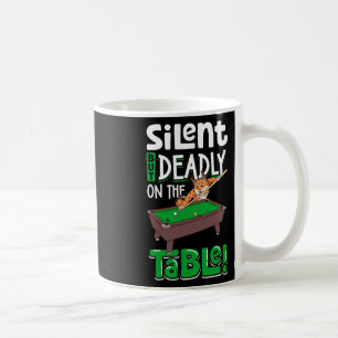 Stille, aber tödlich - Billiards Lynx Kaffeetasse