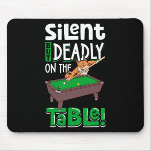 Stille, aber tödlich - Billiards Lynx Mousepad