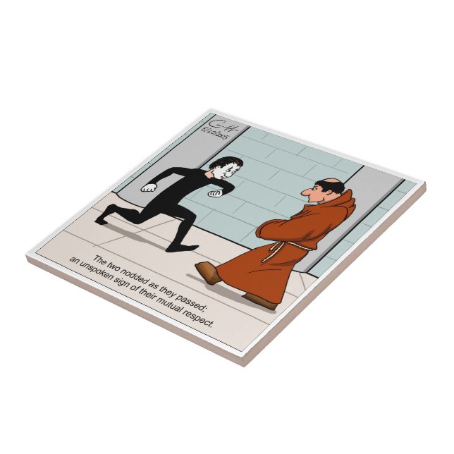 "Stille Achtung" Fliese (Seite)