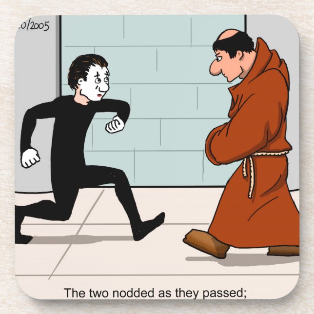 "Stille Achtung" Untersetzer (Vorderseite)