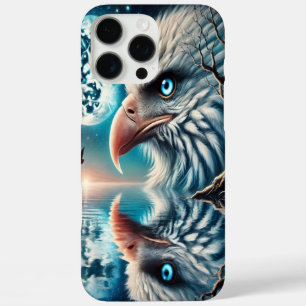 Stille Adler unter einem glühenden Mitternachtsmon iPhone 16 Pro Max Hülle