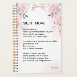 Stille Bewegung - Ermutigung der Gedichte Planer