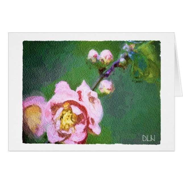 Stille Blumen/Blumen/Aquarellbild (Vorderseite (Horizontal))