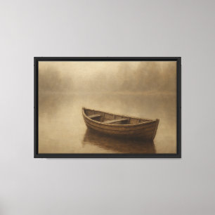 Stille Boote auf dem Mistsee Leinwanddruck