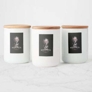 "Stille" Dark Aesthetic Gothic Küche Lebensmittel  Lebensmitteletikett