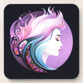 "Stille" Die Schönheit der Frauen Getränkeuntersetzer