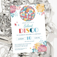 Stille Disco Party 70's Thema Geburtstagsfeier Ein