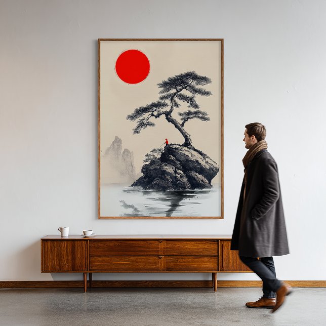 Stille Einsamkeit - Farbenwelt Kunst - Zen-Dekorat Fotodruck (Von Creator hochgeladen)