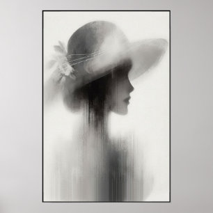 Stille Eleganz Abstrakt Poster