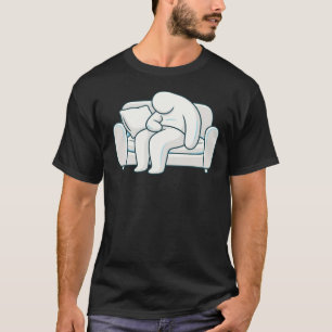 Stille Erschöpfung – Moderne stilisierte menschlic T-Shirt