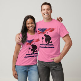 Stille Felder der Ehre pink T-Shirt