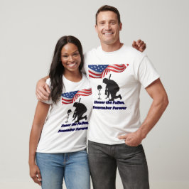 Stille Felder der Ehre weiß T-Shirt