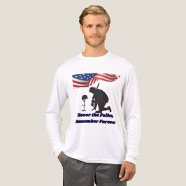 Stille Felder der Ehre weiß Tri-Blend Shirt