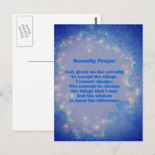 Stille Gebet Herz Inspiration  Postkarte