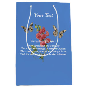 Stille Gebet und Schmetterling Mittlere Geschenktüte