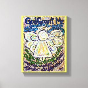 Stille Gebete Angel Malerei Art Print (klein) Leinwanddruck