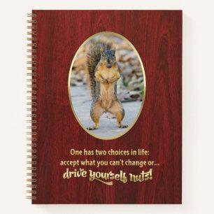 Stille Gebete in einem Nutshell Spiral Notebook Notizbuch