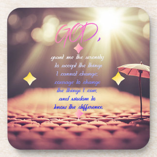 Stille Gebete mit Inspirierend Christlicher Kunst Getränkeuntersetzer