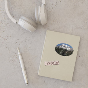 Stille Gebetslandschaft Rainier Berg Landschaft Ovaler Aufkleber