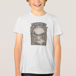 Stille Gedichte der Natur Tri-Blend Shirt