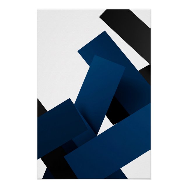 Stille Geometrie Poster (Vorderseite)