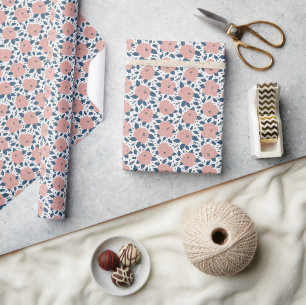 Stille Herbstblumen Geschenkpapier