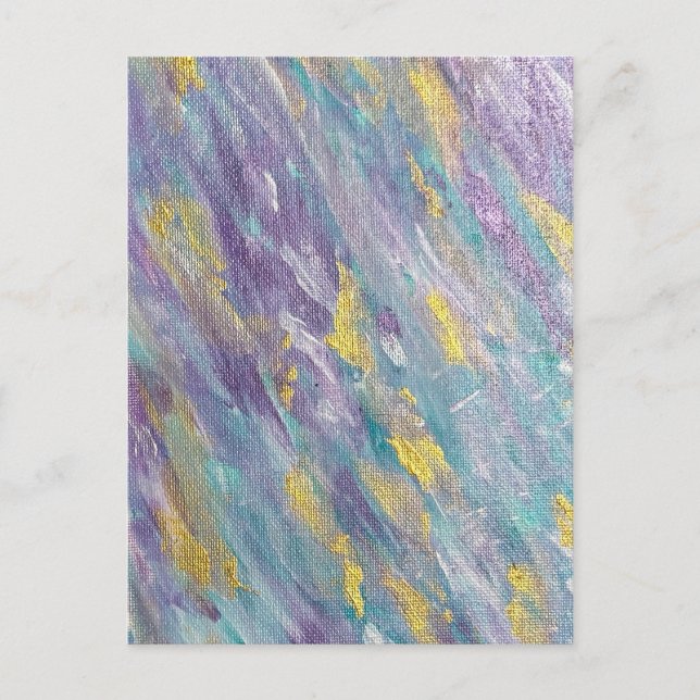 Stille Herrschaft Moderne Kunst Postkarte (Vorderseite)