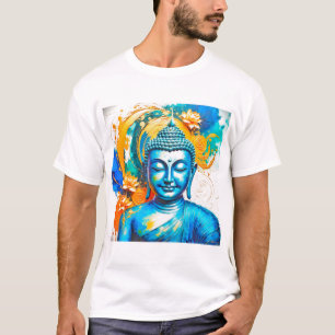 Stille in Farben: Buddha Art T-Shirt