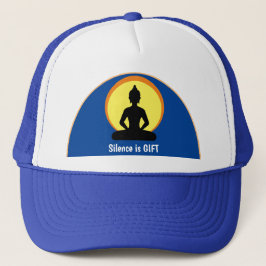 Stille ist GIFT - Meditation & Buddha (Vipassana) Truckerkappe