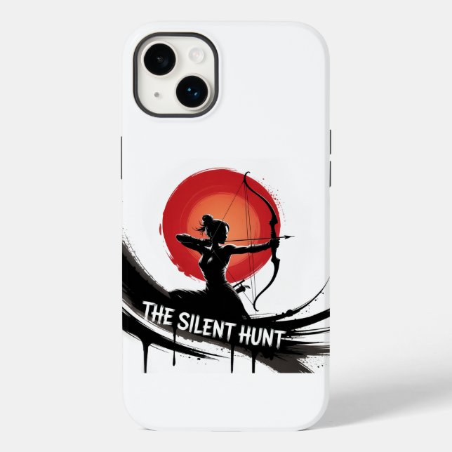 Stille Jagd - Silhouette der Archer Case-Mate iPhone Hülle (Rückseite)