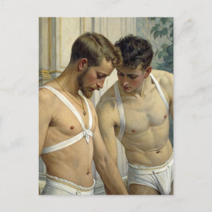 Stille Kontemplation: Bande der Intimität Postkarte