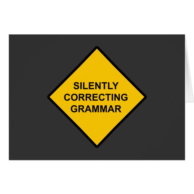 Stille Korrektur von Grammatik (Vorderseite (Horizontal))