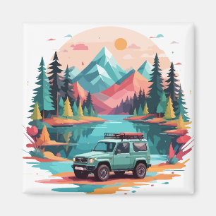 Stille Landschaft Stille Ruhe Natur Außenbereich Magnet