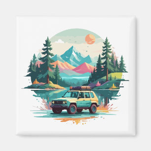 Stille Landschaft Stille Ruhe Natur Außenbereich Magnet