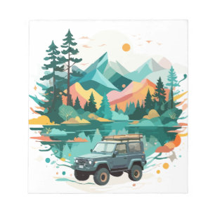 Stille Landschaft Stille Ruhe Natur Außenbereich Notizblock