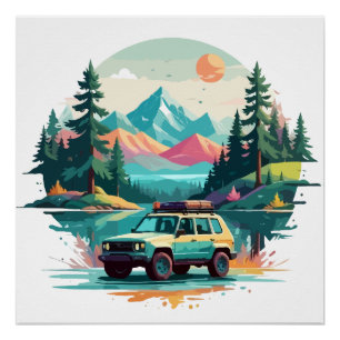 Stille Landschaft Stille Ruhe Natur Außenbereich Poster