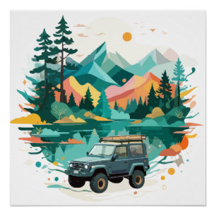 Stille Landschaft Stille Ruhe Natur Außenbereich Poster