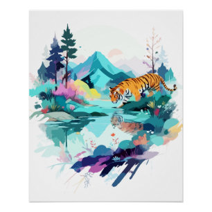 Stille Landschaft Stille Ruhe Natur Außenbereich Poster