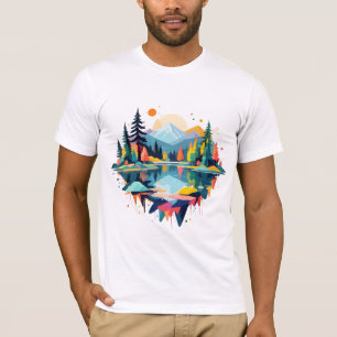 Stille Landschaft Stille Ruhe Natur Außenbereich T-Shirt