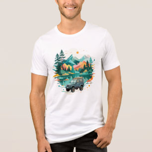 Stille Landschaft Stille Ruhe Natur Außenbereich Tri-Blend Shirt