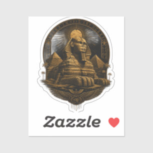 Stille Macht Great Sphinx Ägypten Design Aufkleber