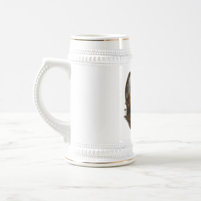 Stille Macht | Great Sphinx Ägypten Design Bierglas (Links)