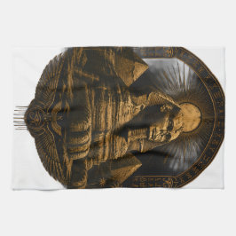 Stille Macht | Great Sphinx Ägypten Design Geschirrtuch