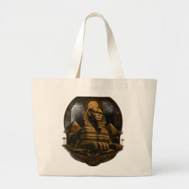 Stille Macht | Great Sphinx Ägypten Design Jumbo Stoffbeutel