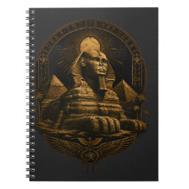 Stille Macht | Great Sphinx Ägypten Design Notizblock